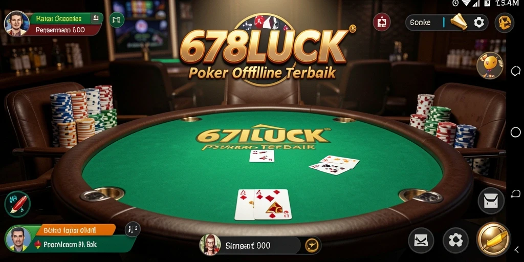 Tampilan seru gameplay Poker di 678LUCK