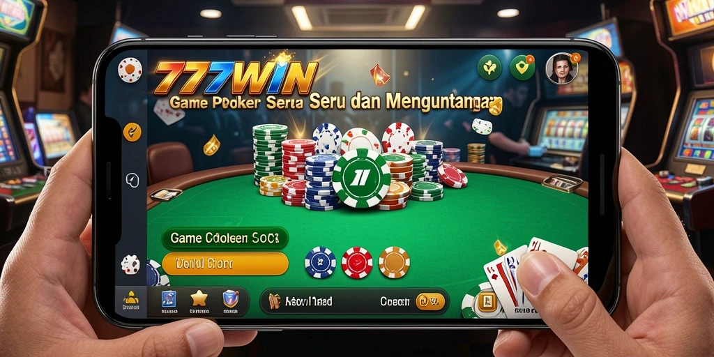 Tangkap momen seru saat bermain poker di 777WIN.