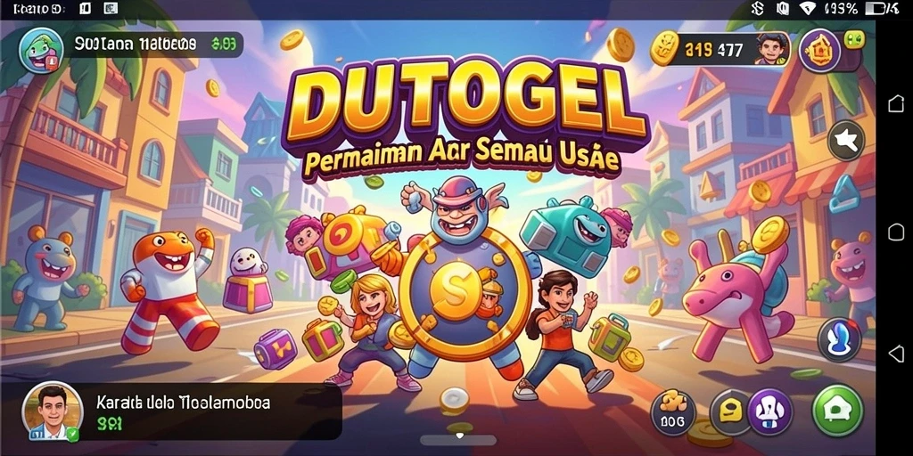 Screenshot gameplay DULTOGEL yang menampilkan aksi seru dan tantangan.