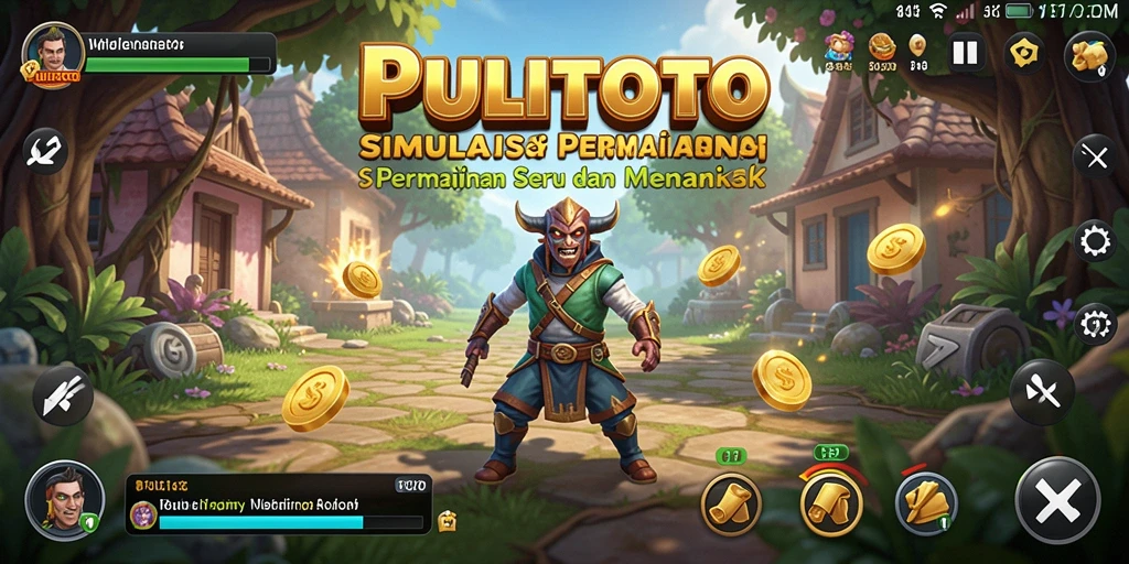 Tampilan gameplay menarik dari PULITOTO dengan interaksi pengguna.