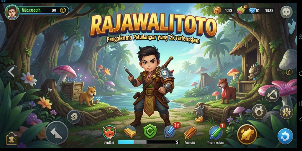 Tampilan gameplay seru di RAJAWALITOTO dengan aksi petualangan menarik.