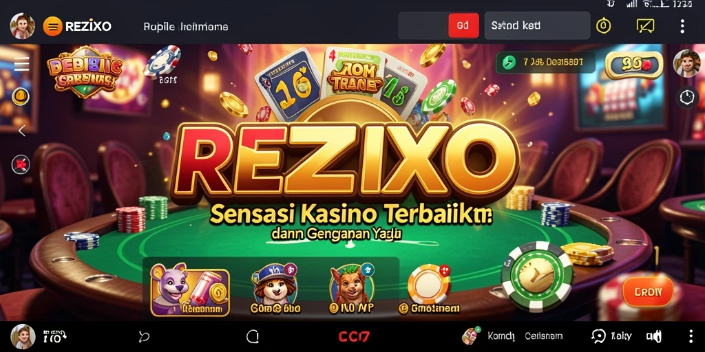 Gameplay seru dan interaktif di REZIXO Kasino.